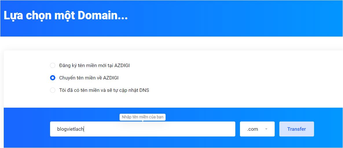 Tạo website cá nhân: Hướng dẫn mua hosting tại Azdigi