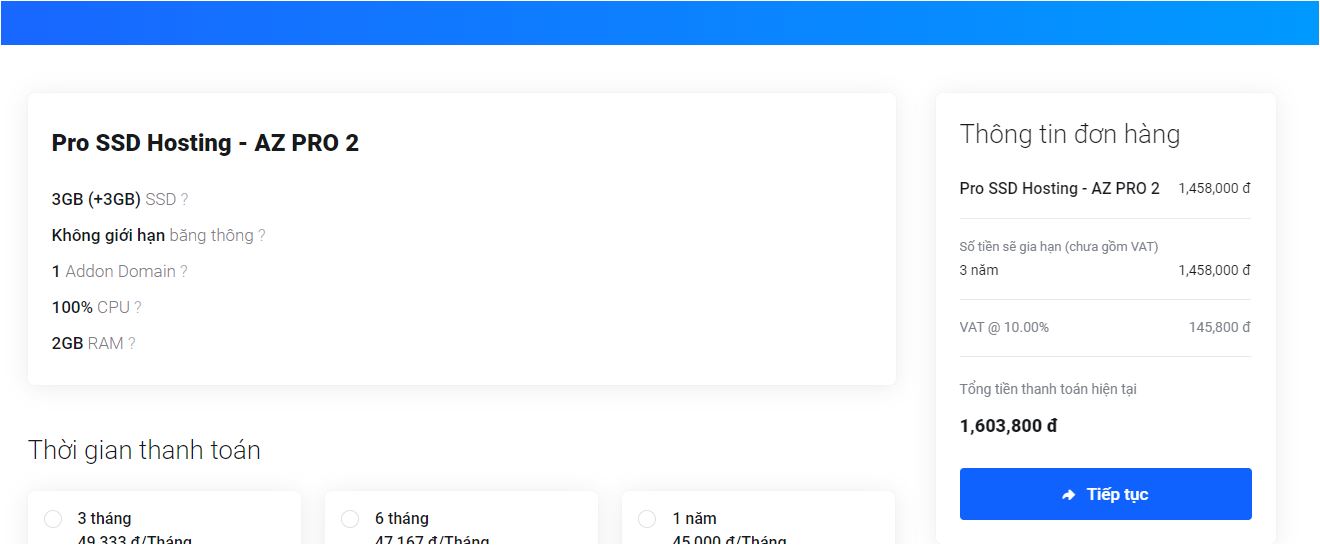 Cách tự tạo website cá nhân: Hướng dẫn mua hosting tại Azdigi